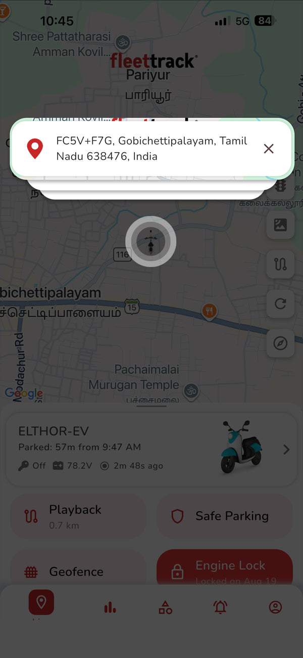 📍 Live location tracking