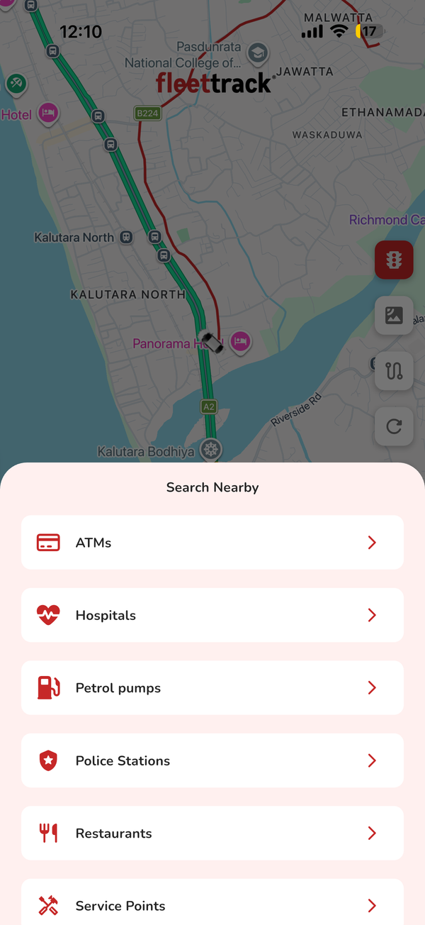 Nearby Places Search