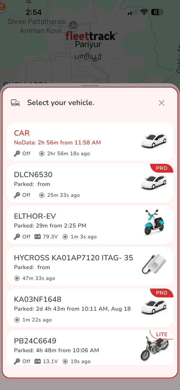 🚗 Multiple Vehicle Management