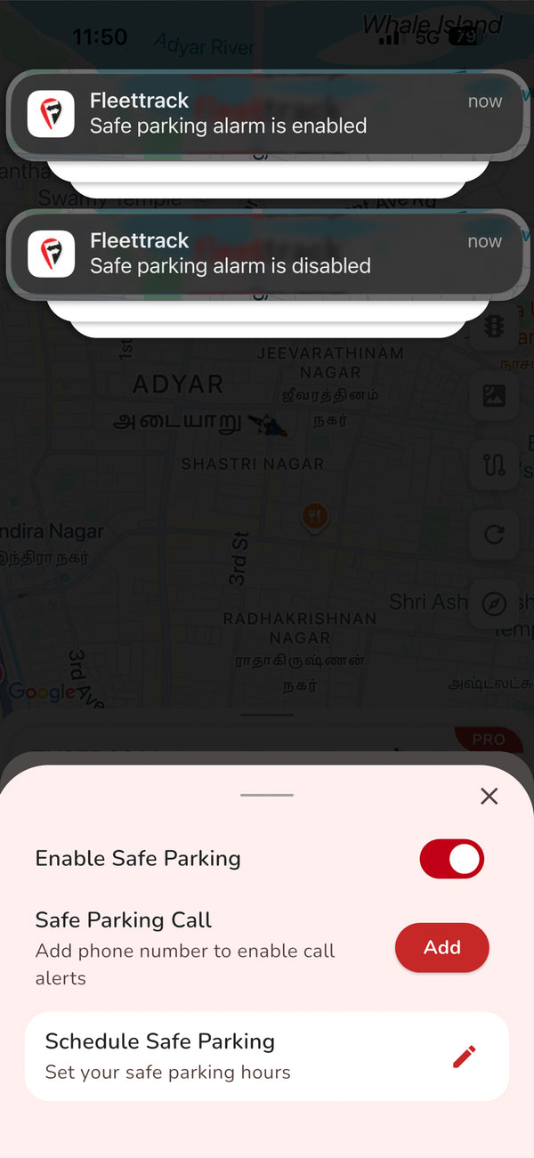 🅿️ Safe Parking Alarm