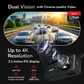 Fleettrack Dual Channel Car DashCam | 4K Front, 1080p Rear | 3.2" IPS Screen | F1.8 Large Aperture | in-Built GPS Logger | Night Vision | Voice Control, WiFi | Parking Mode | Upto 128GB Supported