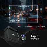 Fleettrack 4K Dual Channel Dashcam | Built-in GPS | Front & Rear Recording | 3.2" IPS Display | WiFi | Night Vision
