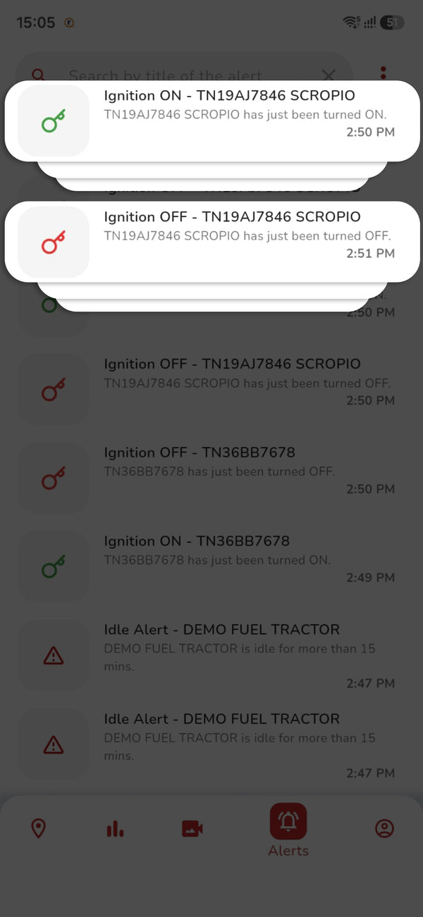 🔑 Engine ON/OFF Alerts