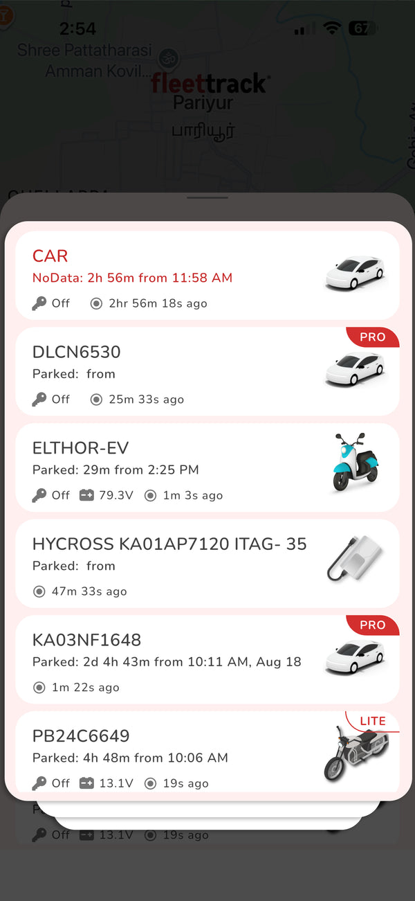 🚗 Multiple Vehicle Management