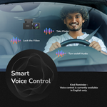 Fleettrack 4K Dual Channel Dashcam | Built-in GPS | Front & Rear Recording | 3.2" IPS Display | WiFi | Night Vision