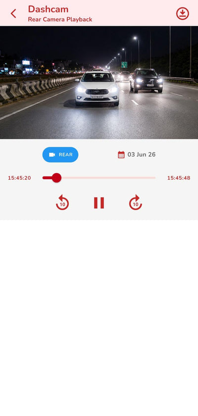 Fleettrack app screen 4