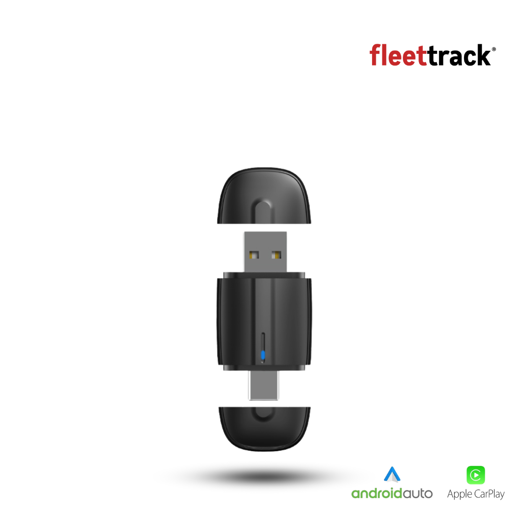 Fleettrack Connect™ 2-in-1 CarPlay Adapter | Wireless CarPlay & Android Auto