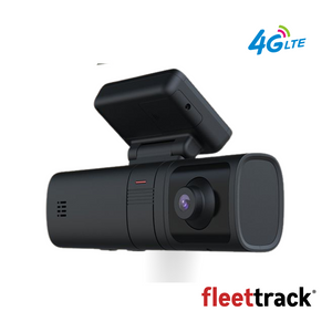 Fleettrack 3-Channel Dashcam | 2K Front + 1080p Rear + 1080p Cabin | Built for Extreme Conditions | 2-Way Voice Calling | MicroSD upto 512GB | Live Tracking | Infra Red Night Vision