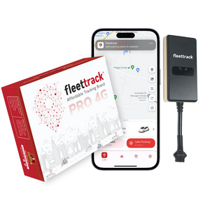 Fleettrack Pro Wired 4G GPS Tracker with 1 Year Pre-Recharged SIM + Mobile App (Android & iOS) | Hidden Mini GPS Tracker Device for Car, Bike, Scooty, Truck, Bus with 15+ Premium Features