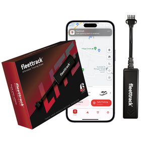 Fleettrack Lite (1 Year Free Premium App) - Wired GPS Tracker for Car, Bike, Scooty, Truck, School Bus | Location Tracker | Engine ON/Off Alert | Safezone Alert & More 15+ Features