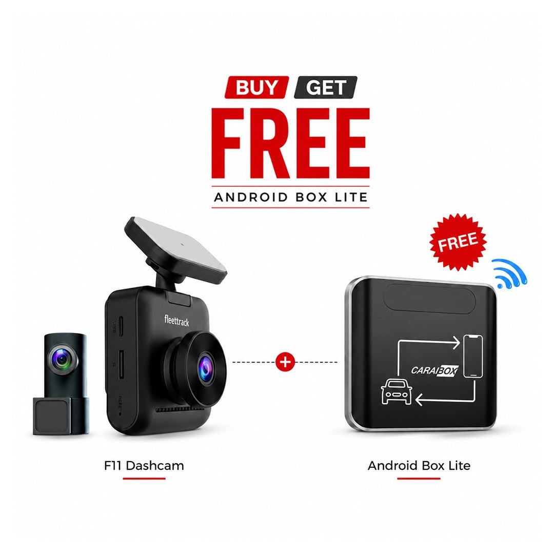 Fleettrack F11 Dashcam + FREE Android Box