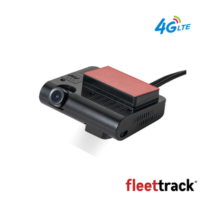 Fleettrack Dual Dash Cam 24x7 Remote Video Monitoring | 2-Way Voice Calling | MicroSD upto 256GB | Live Tracking | Infra Red Night Vision with 4G SIM Support