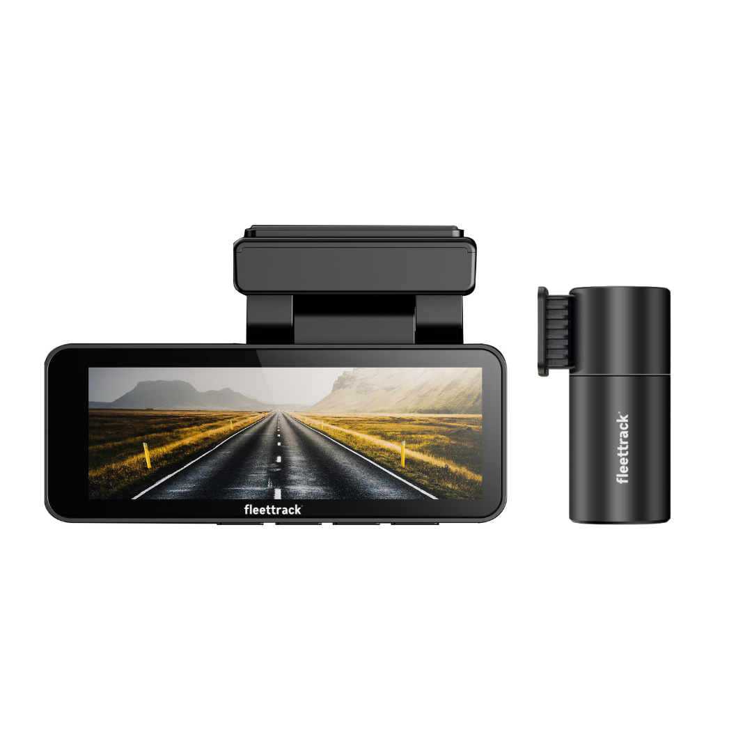 Fleettrack Dual Channel Car DashCam | 4K Front, 1080p Rear | 3.2" IPS Screen | F1.8 Large Aperture | in-Built GPS Logger | Night Vision | Voice Control, WiFi | Parking Mode | Upto 128GB Supported