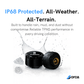 Orca TPMS for Bikes | 2 Sensors, Real-Time Tyre Pressure Monitoring