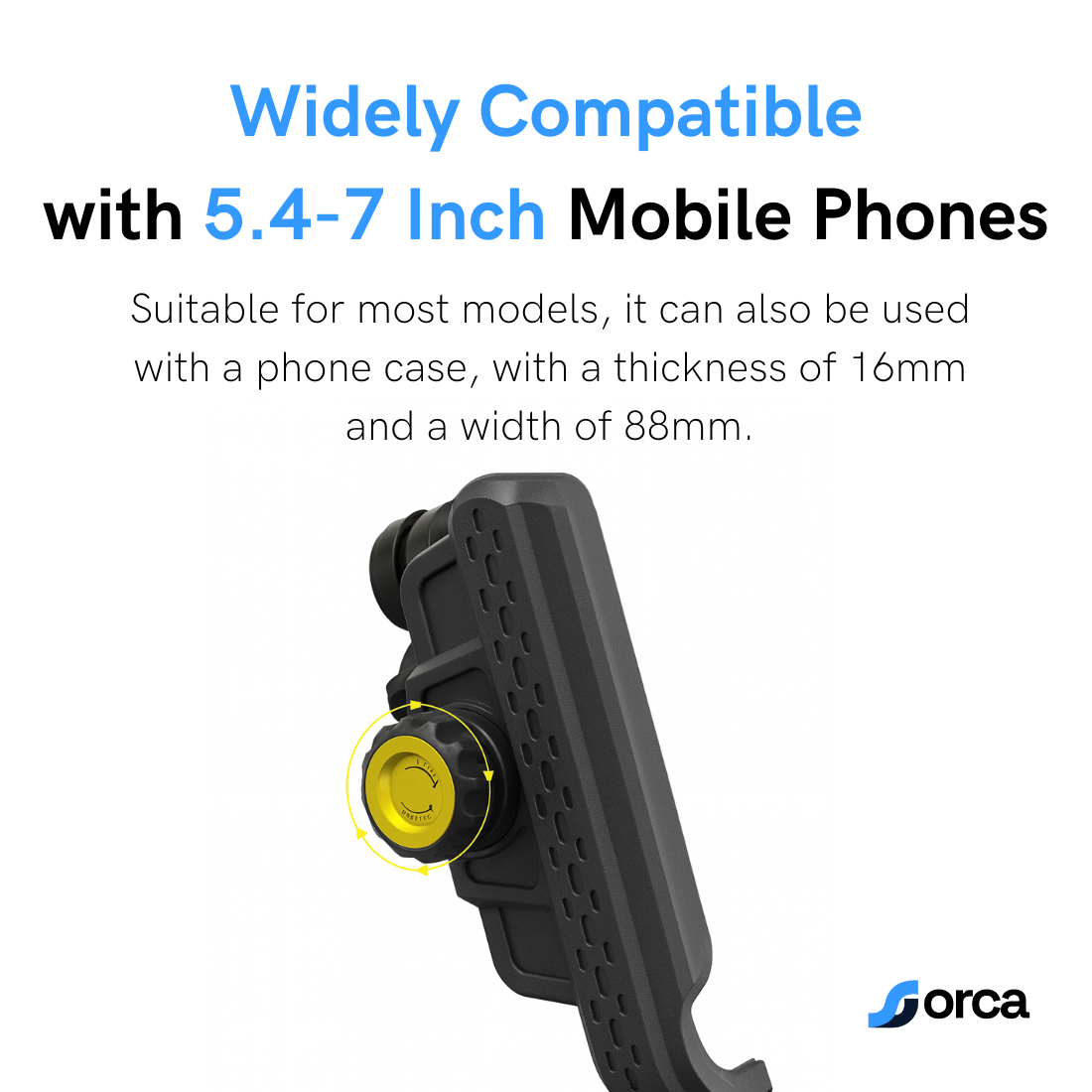 Orca M21 PRO Vibration-Dampening Quick Release Phone Mount