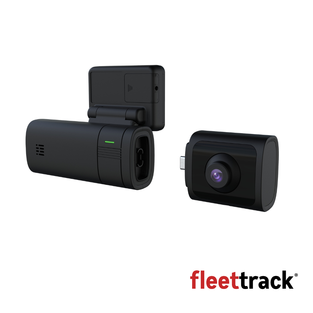 Fattrack Camera Fleettrack 3-Channel Dashcam | 2K Front + 1080p Rear & Cabin | Live ...