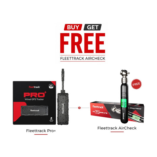 Fleettrack Pro+ 4G GPS Tracker + Free AirCheck