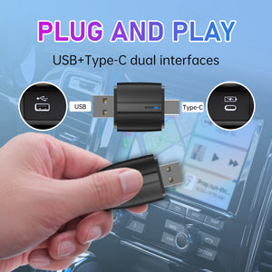 Fleettrack Connect™ 2-in-1 CarPlay Adapter | Wireless CarPlay & Android Auto