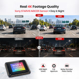 Fleettrack F11 Ultra Duo 4K Dashcam | ADAS | Built-in GPS | Sony STARVIS | Front 4K + Rear 2K | 5GHz WiFi | 512GB Support