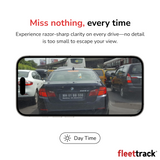 Fleettrack Real 2K WiFi Dashcam | HDR Recording | Voice Control | Night Vision | App Connectivity | Supports 128GB