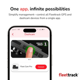 Fleettrack Real 2K WiFi Dashcam | HDR Recording | Voice Control | Night Vision | App Connectivity | Supports 128GB