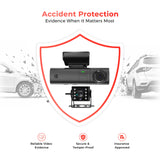 Fleettrack DR01 4G Dashcam | Supports Up to 3 Cameras (Rear Optional)