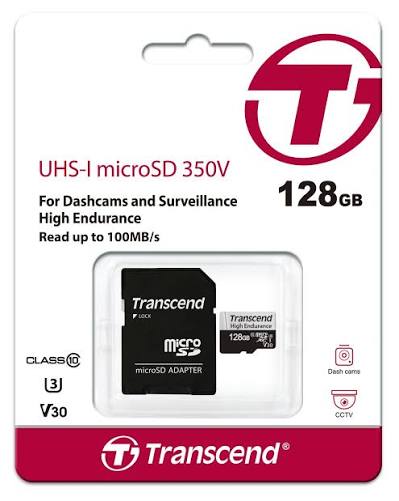 Transcend 128GB High Endurance microSD Card