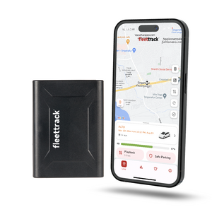 Fleettrack Wireless GPS Tracker (1 Year Free Data)- Hidden GPS for Bike, Car, Kids School Bag | 10000 mAh Battery | Magnetic Base for Easy Installation | 1 Year Recharged SIM + App (Android & iOS)